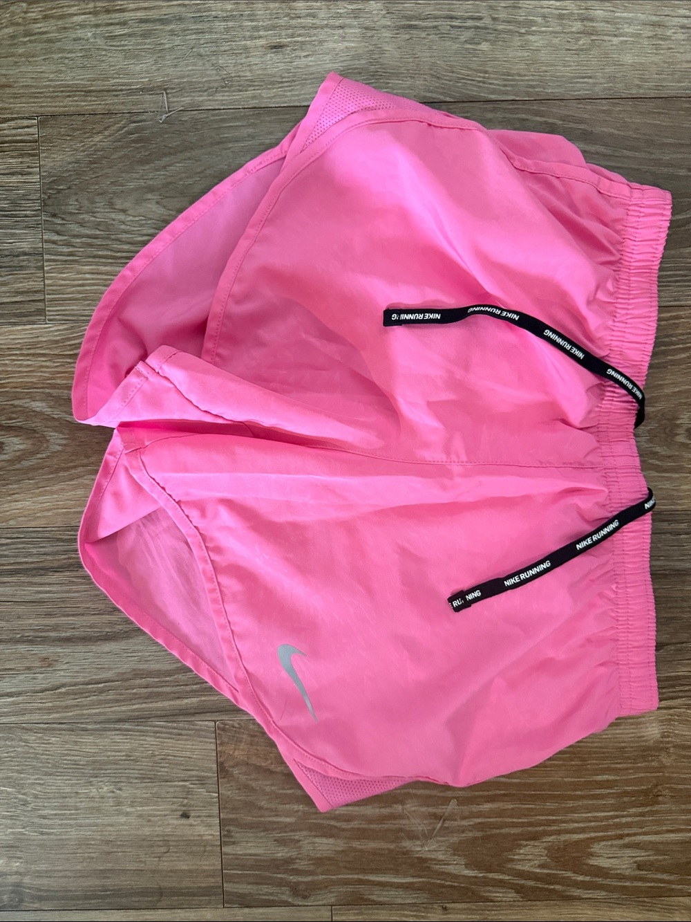 Nike Women’s Hot Pink Athletic Shorts with Black Drawstring
